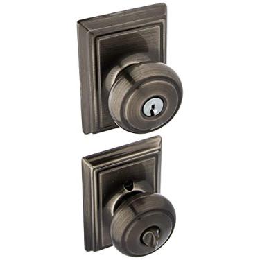 Imagem de Schlage Lock Company F51AAND620ADD F51A AND620 ADD 16211 10063 Addison Deco Rose Entry