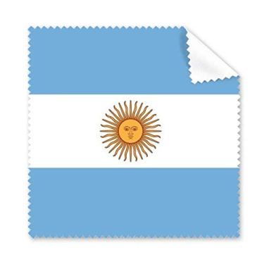 Imagem de Pano de limpeza de tela de telefone com bandeira nacional da Argentina, 5 peças