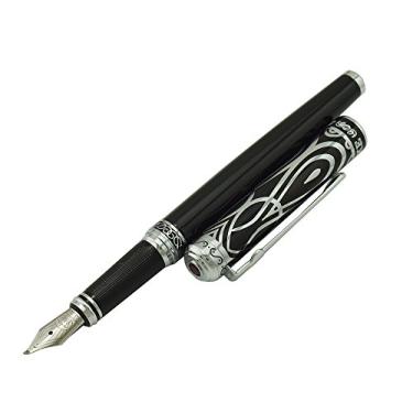 Imagem de Lanxivi Caneta-tinteiro de Caligrafia Duke Ruby Fude Pen com Bolsa de Caneta