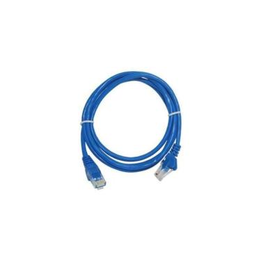 Imagem de Cabo De Rede Patch Cord Cat6 2 5m Azul Seccon