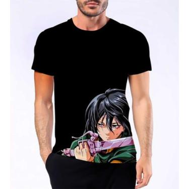 Imagem de Camisa Camiseta Mikasa Ackerman Shingeki No Kyojin Irmã 9 - Dias No Es
