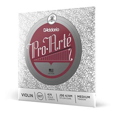 Imagem de D'Addario Conjunto de cordas para violino Pro-Arte, escala 4/4, tensão média