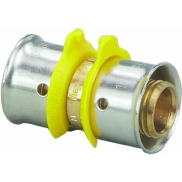 Imagem de Viega 93071 PureFlow - Acoplamento de prensa PEX de bronze com prensa de 1,9 cm x 3,8 cm, pacote com 5