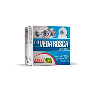 Imagem de Fita Veda Rosca Branca Adere 941S 18mmx50m