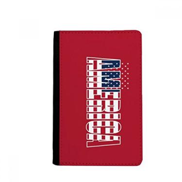 Imagem de Porta-passaporte com nome da bandeira do país dos EUA Notecase Burse carteira capa para cartão, Multicolor
