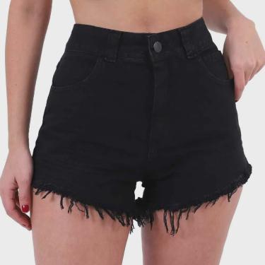 Imagem de Shorts Lady Rock Jeans Hot Pants Preto
