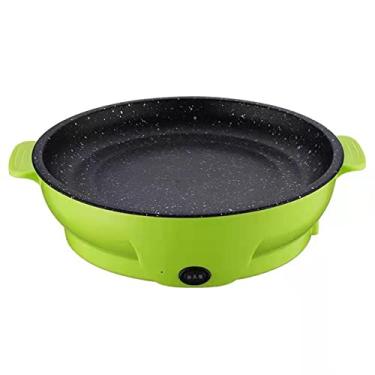 Imagem de Panela de sopa, mini assadeira elétrica, antiaderente, multifuncional, panqueca pequena, assadeira, forno de churrasco conveniente, eletrodomésticos