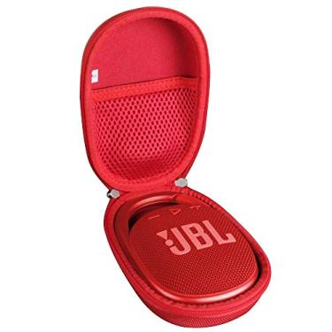 Imagem de Hermitshell Capa rígida de viagem para JBL Clip 4 / JBL Clip 5 Mini alto-falante Bluetooth portátil (vermelho)
