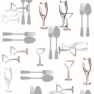 Imagem de Papel De Parede Adesivo Lavável Jantar 3m