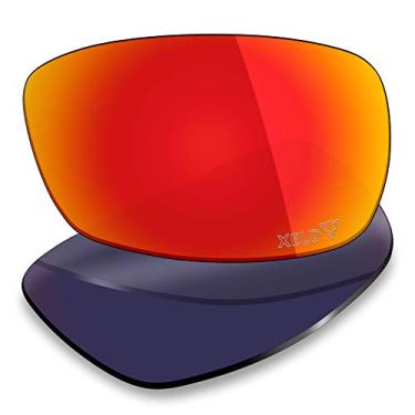Imagem de Mryok Lentes de substituição para Oakley Crosshair 2.0 OO4044 - Opções, Xeld Polarizado - Johnny Red, One Size