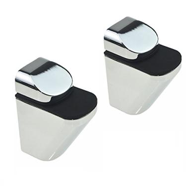 Imagem de Suporte de parede ajustável para prateleira de vidro/madeira Luant, GLB710-Polished Chrome