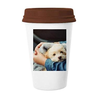 Imagem de Caneca de fotografia de animal fofa para filhotes de café copo de cerâmica