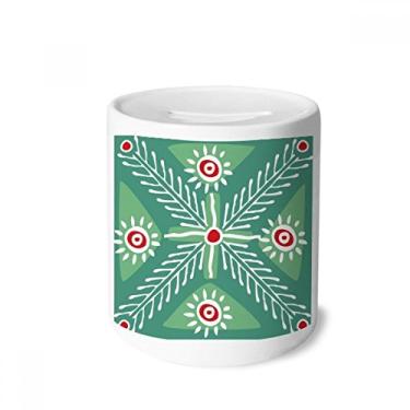 Imagem de DIYthinker Porta-moedas de cerâmica Totems de trigo verde do México para civilização antiga presente de cofrinho