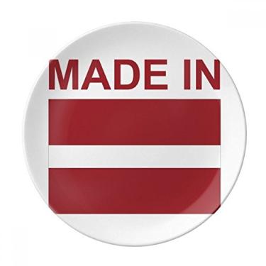 Imagem de Feito na Letônia Country Love Plate Decorativa Porcelana Salver Prato de Jantar