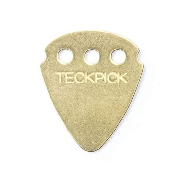 Imagem de Palheta Dunlop 467R.BRS, TECKPICK Alumínio Latão, Pacote com 12 Unidades