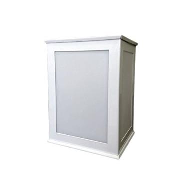 Imagem de ARANDELA BOLT 3 FACES BRANCA AÇO/TERMOPLASTICO 17X12,5CM