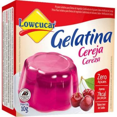Imagem de Gelatina Cereja 10G Lowçucar - Lowçúcar
