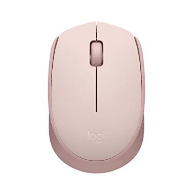 Imagem de Mouse sem fio Logitech M170 com Design Ambidestro Compacto, Conexão USB e Pilha Inclusa - Rosa