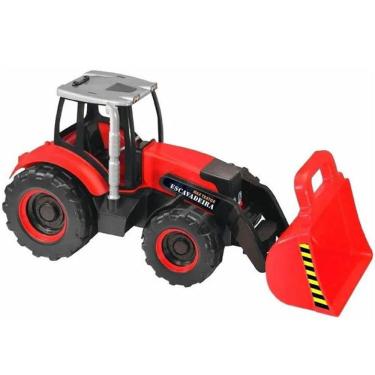 Imagem de Max Trator Escavadeira Vermelho Tilin Brinquedos 466
