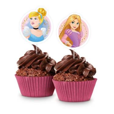 Imagem de 8 Picks Topo Decoração Doces Festa Princesas Disney - Regina Festas