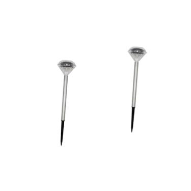 Imagem de Housoutil 2Pcs Lanterna Solar Ao Ar Livre Luzes Solares Para Exterior Luzes Solares Jardim Luzes LED Solares Caminho Luzes LED Luzes Do Painel Solar Painéis Solares Luz De Rua Luzes