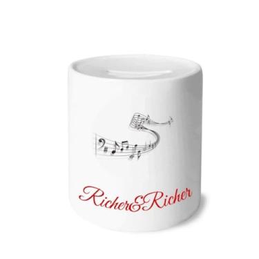 Imagem de Song Music Score Melodious Classic Rich and Rich Bank Saving Box Coin