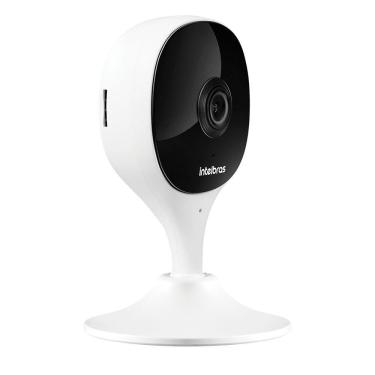 Imagem de Câmera Interna Wi-fi Full HD IMX C Branca Intelbras Com Micro SD de 32GB
