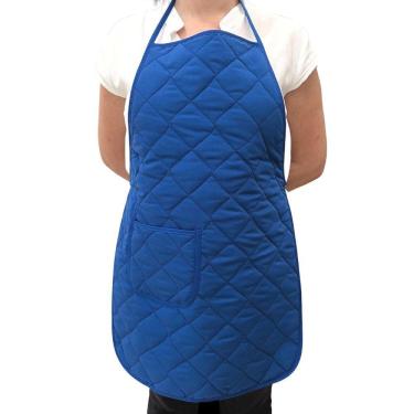 Imagem de Avental De Cozinha Plastificado Azul Liso