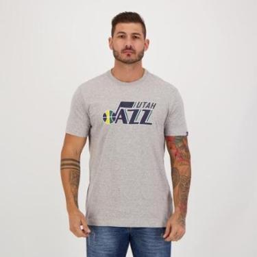 Imagem de Camiseta New Era NBA Utah Jazz II Cinza Mescla-Masculino