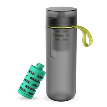 Imagem de Philips Garrafa de Água GoZero Adventure, AWP2722GRR, grafite, estilo squeeze, 590 ml, Filtro Adventure, AWP294/AWP295, elimina bactérias