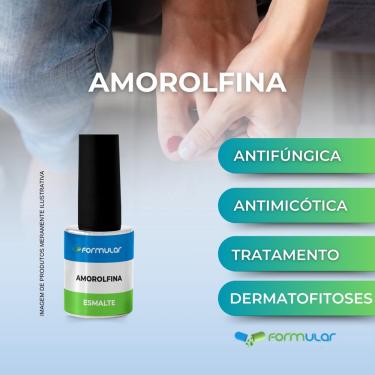 Imagem de Esmalte de Amorolfina 50mg/ml - 5 Ml - Antifúngico De Alta Performance