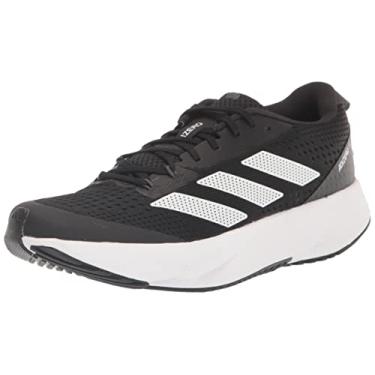 Imagem de adidas Tênis de corrida feminino Adizero Sl, Preto/Branco/Carbono, 45