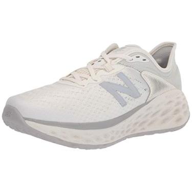 Imagem de New Balance Fresh Foam More V2 Tênis de corrida feminino, Sal marinho/alumínio claro, 13 X-Wide