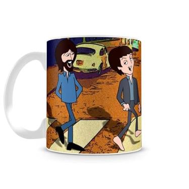 Imagem de Caneca Beatles Desenho Abbey Road 330 ml