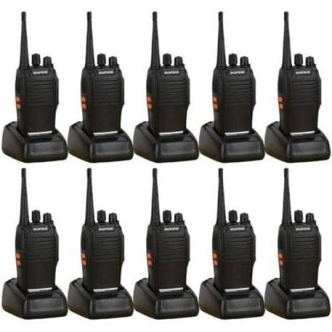 Imagem de Kit 10 Rádio Comunicador Walk Talk Baofeng - Bf - 777S - Radio Comunic