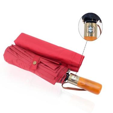 Imagem de Guarda-Chuva Automático Sofisticado com Proteção Solar UV Reforçado Te