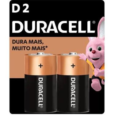 Imagem de Pilha Alcalina Grande D 02und DURACELL