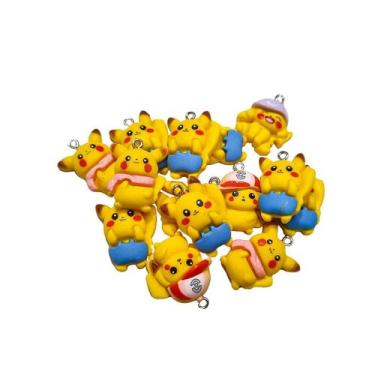 Imagem de Pingentes pikachu micangas para bijuterias pulseiras colar brincos div