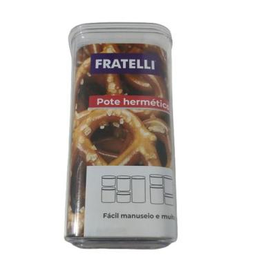 Imagem de Pote Organizador Herméticos Quadrado Tampa A Vácuo 1200 Ml Armazenar -