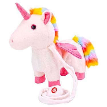 Imagem de Unicórnio De Pelucia Poney Interativo Com Som E Movimento Caa Toys, Br