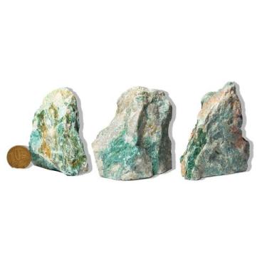 Imagem de 10 Jadeita Pé Serrado Natural 200 a 300g 70 a 90mm Tipo B - Cristaisde