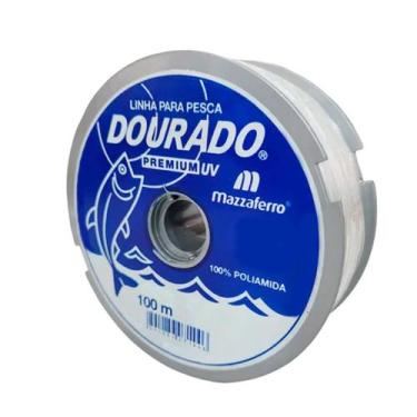Imagem de Linha Monofilamento Premium Dourado 100 Metros - Mazzaferro
