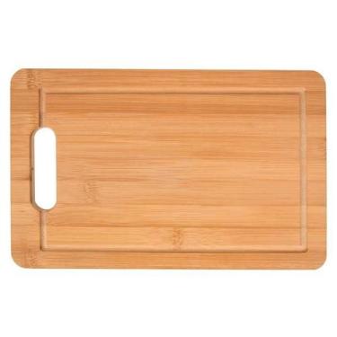 Imagem de Tábua De Carne Madeira Bambu Churrasco  40x29cm - Mundiart