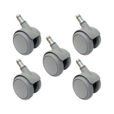 Imagem de RodÍZio Para Mocho Cinza Sem Bucha Pista Em Pu (Kit 5) - SQD