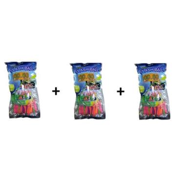 Imagem de 3 pacotes de Splash Ball Bexigas Balão p/ Encher De Água - Company Kid