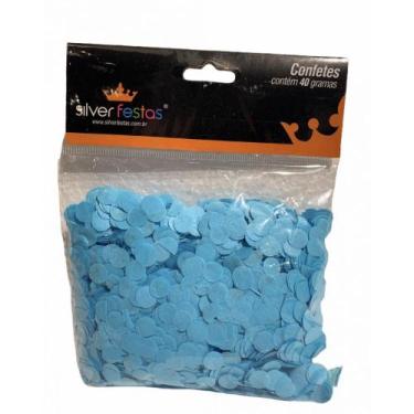 Imagem de Confetes Red Azul Bebe 40 Grs - Silverfestas - SILVER PLASTIC