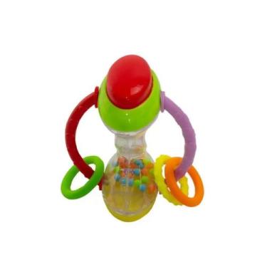 Imagem de Mordedor / chocalho argolas baby tudo etitoys