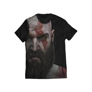 Imagem de Camiseta Kratos God of War (Deus da Guerra) - Di Nuevo, Preto, P