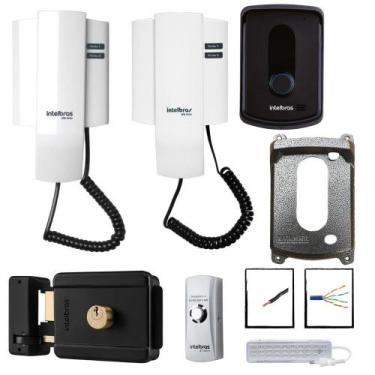 Imagem de Kit Interfone Residencial IPR 8010 Intelbras Com Extensão