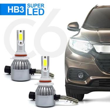 Imagem de Par Lâmpadas HB3 Farol Alto Zafira 2007 2008 2009 2010 2011 Super Led 